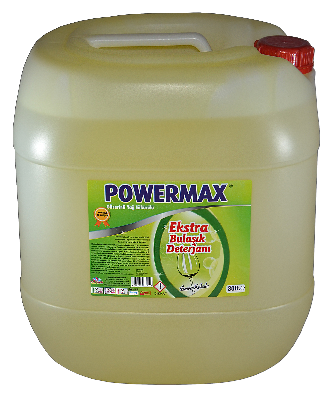 Powermax Extra Bulaşık Deterjanı 30 lt